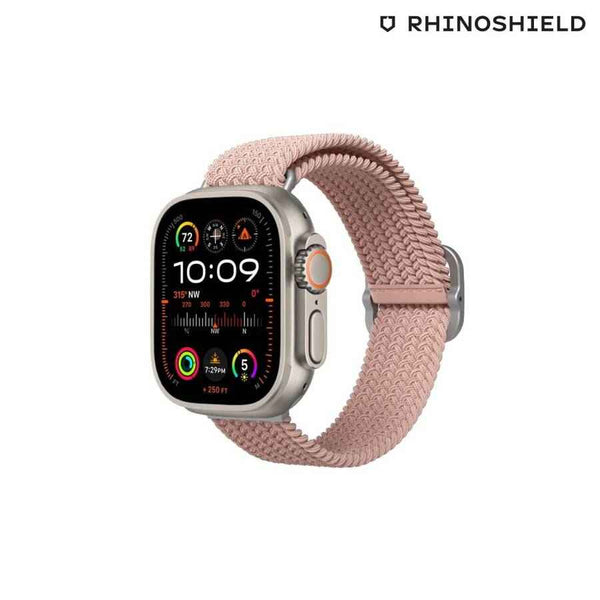 Malla Tela Rhinoshield Apple Watch 42/44/45/49 mm Rosado