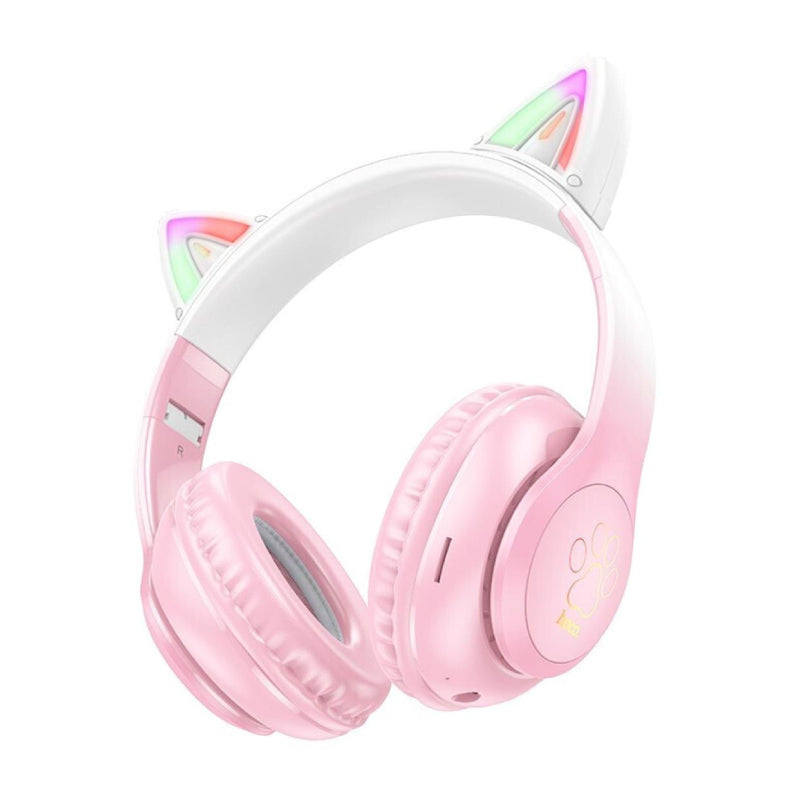 Auriculares Inalámbricos Orejas Hoco W42 - Rosado