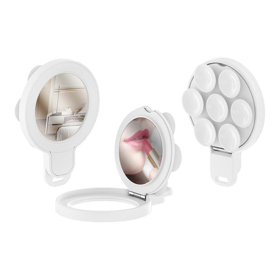 Ventosa MagSafe con soporte y espejo - Blanco