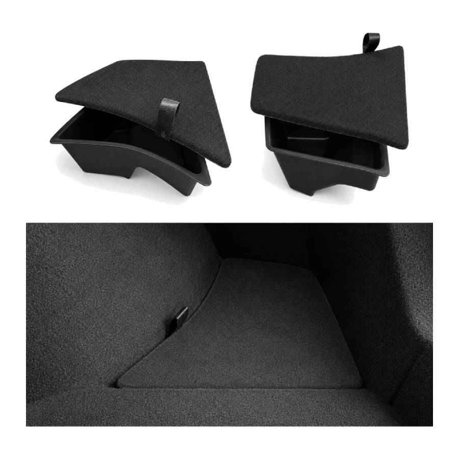 Pack de 2 Cajoneros de Valija con tapa para Tesla Model 3