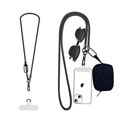 Colgante Strap Cuerda Gris