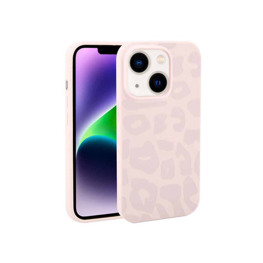 Silicona Leopard Print Rosa iPhone 13