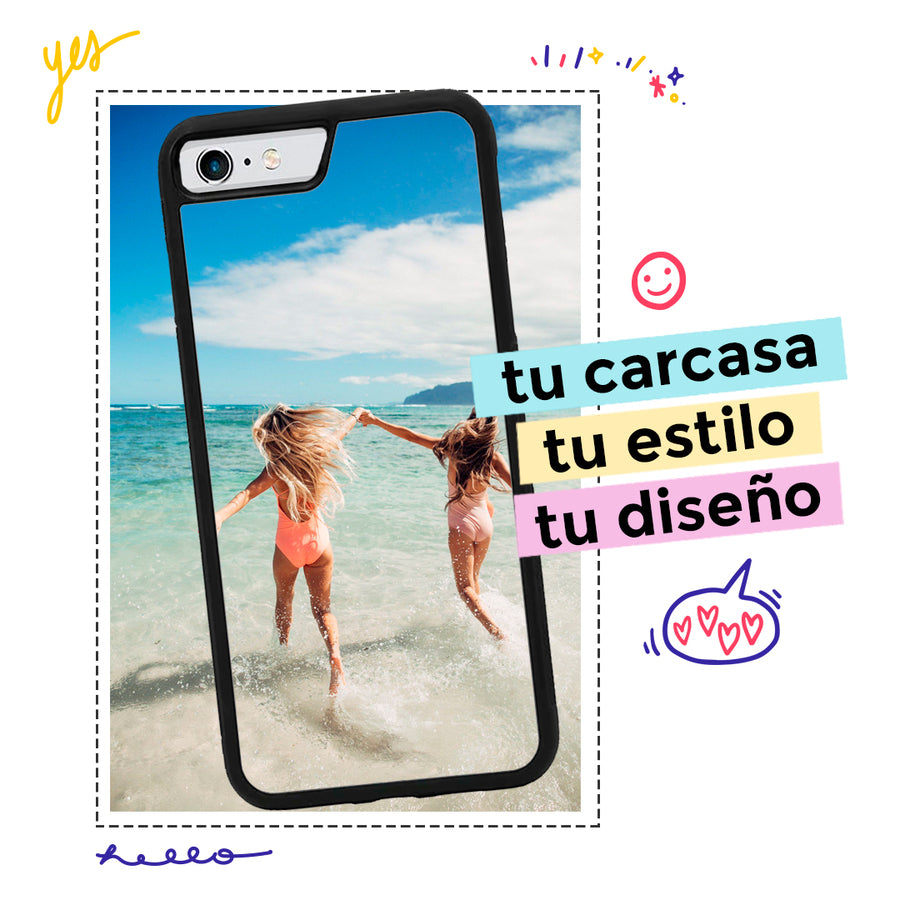 Personalizada - Samsung A10E - Borde Negro