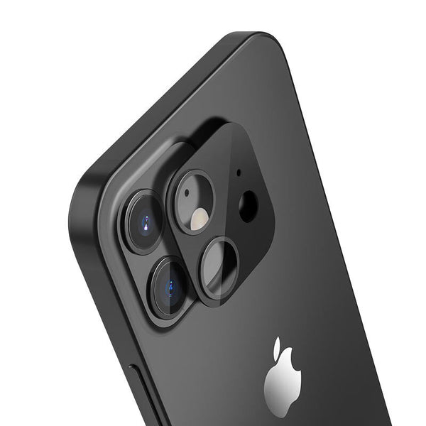 Protector Camara Metalico iPhone 12 Mini Hoco A18 - Negro