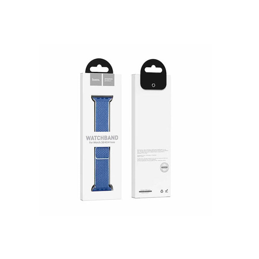 Tela Apple Watch 42/44/45/49 mm Hoco WA05 - Azul