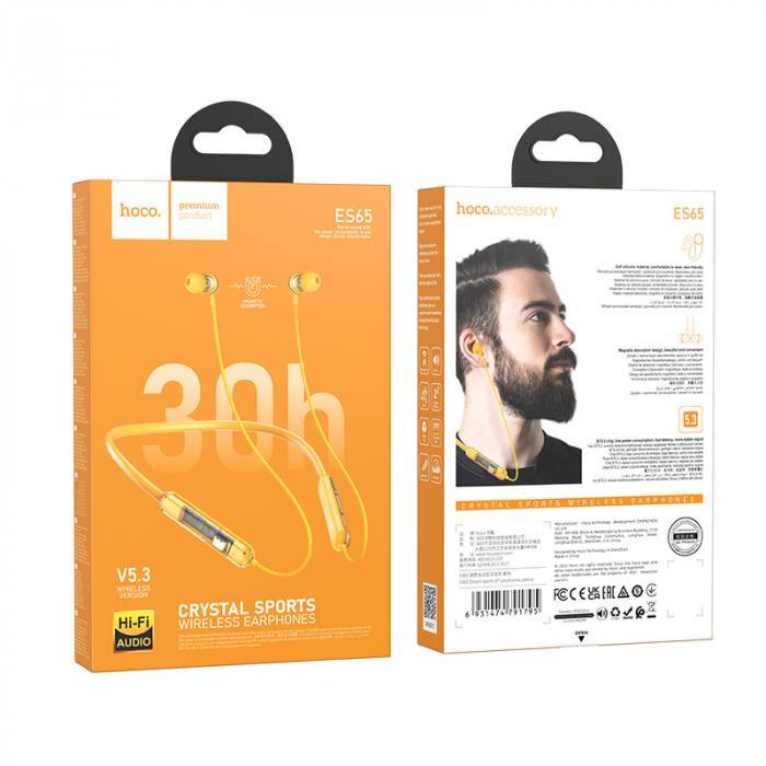 Auriculares Inalámbricos Hoco ES65 Amarillo