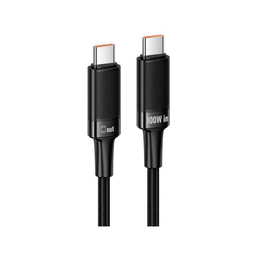Cable USB-C a USB-C 100W Hoco U153 Negro