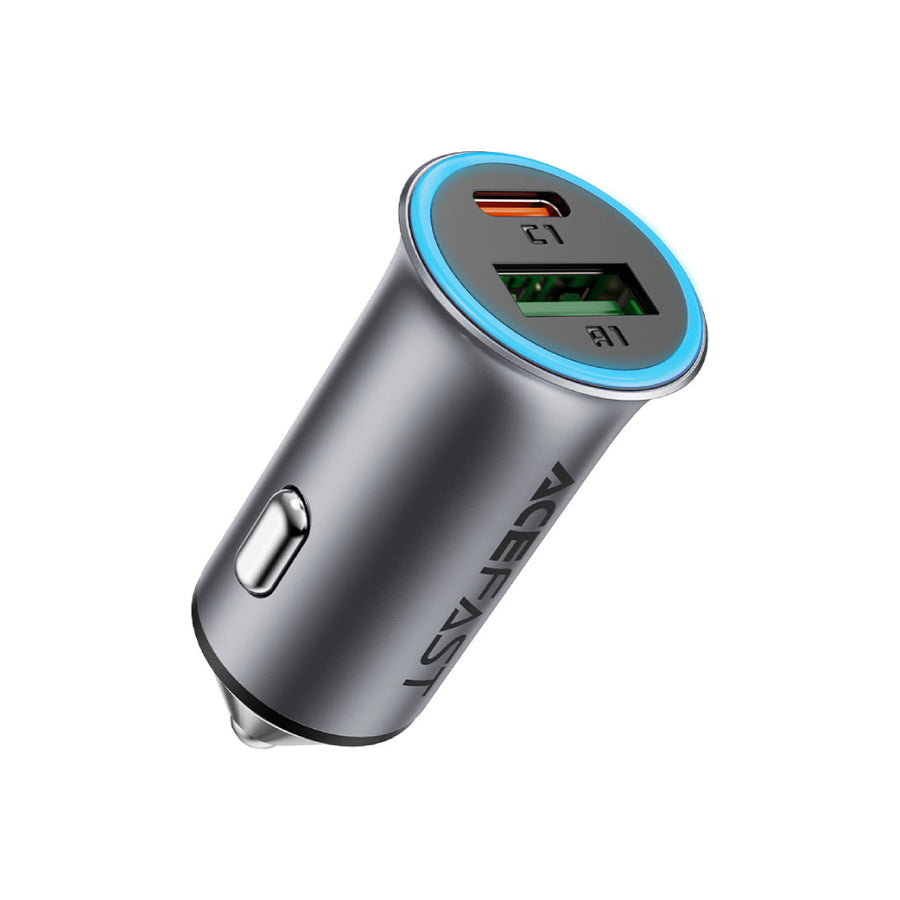 Adaptador para Auto 95W USB-C + USB-A Acefast B16