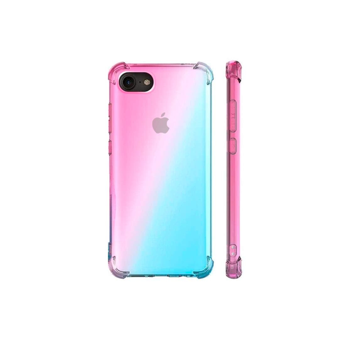 Cristal Degrade Rosado / Celeste - iPhone 6 / 6S