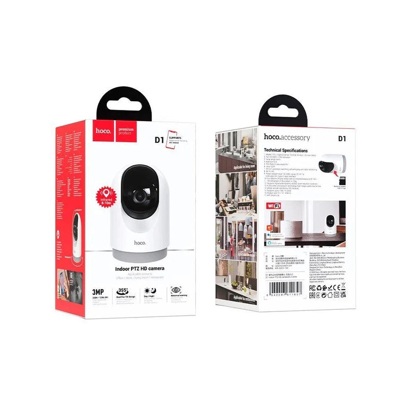 Cámara Videovigilancia Wifi para Interior Hoco D1