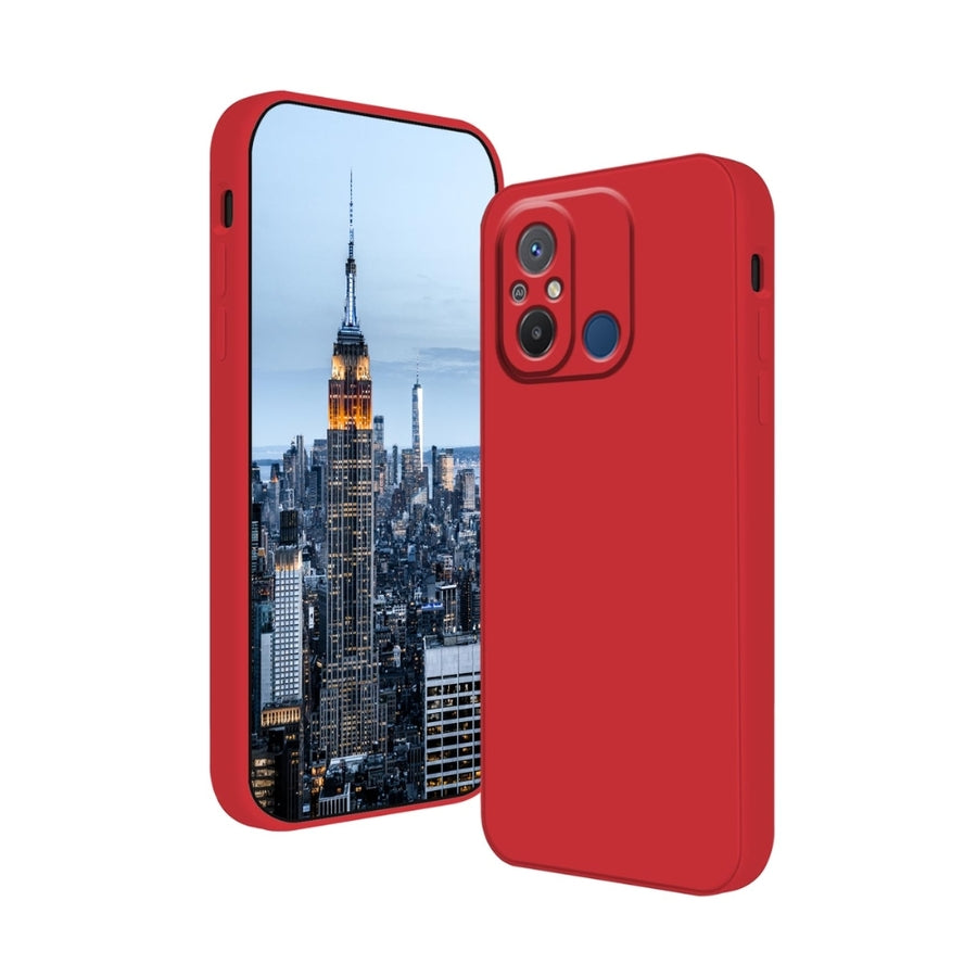 Silicona iCase Rojo - Xiaomi Redmi 12C