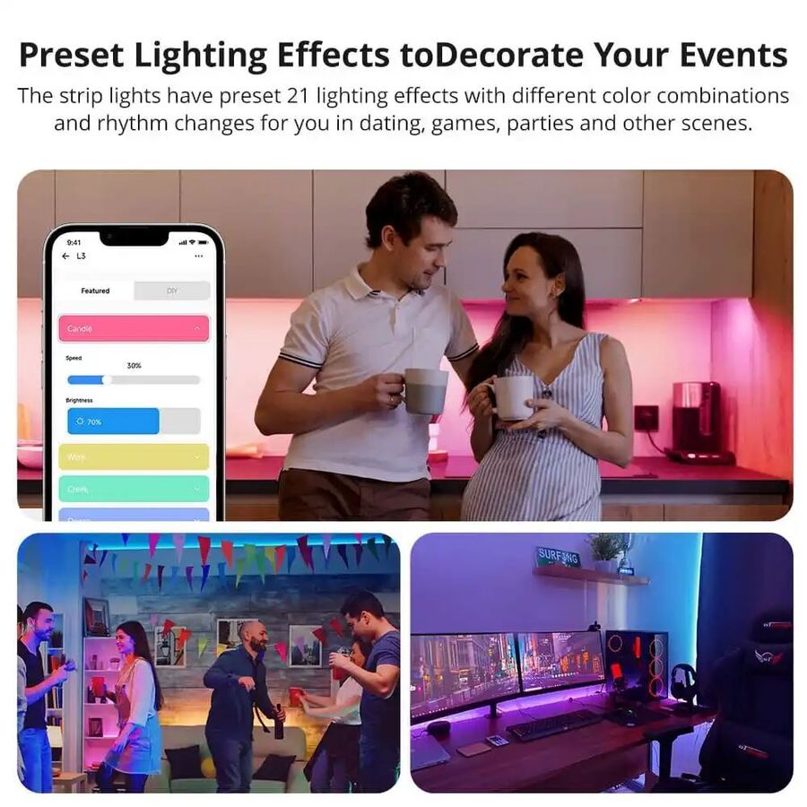 Tira Luces LED RGB Wifi L3 - 5 Metros - SONOFF