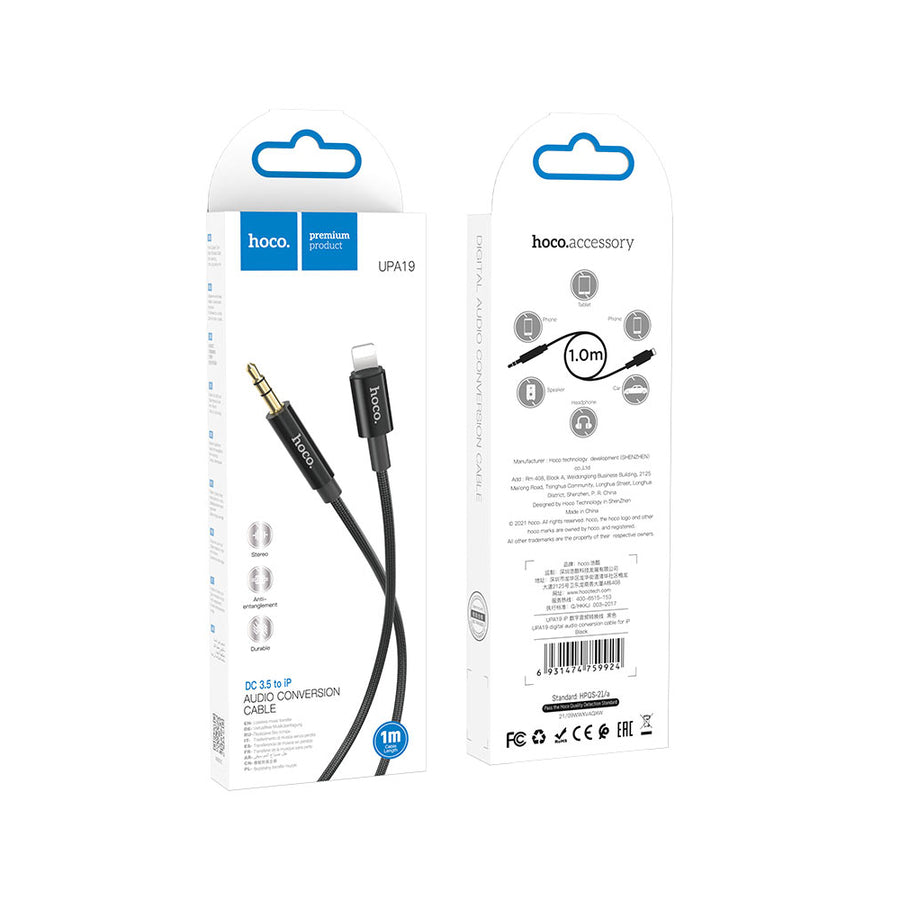 Cable Lighting a Jack 3.5mm Hoco UPA19