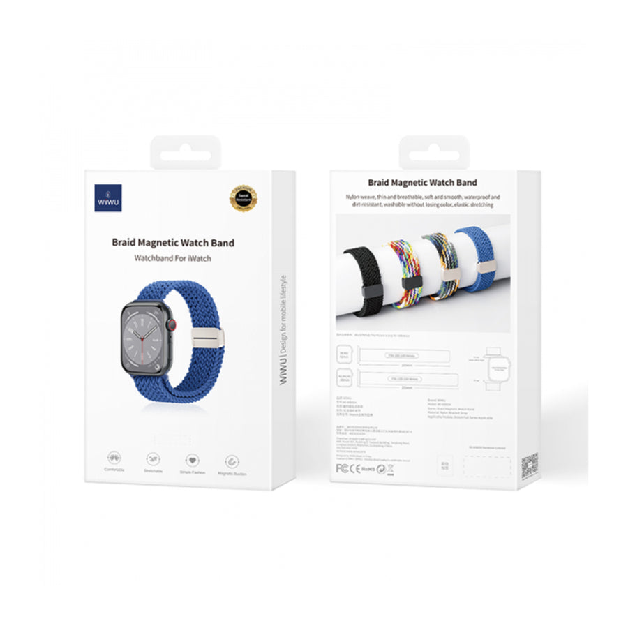 Tela Apple Watch 42/44/45/49 mm WiWu WB004 Azul