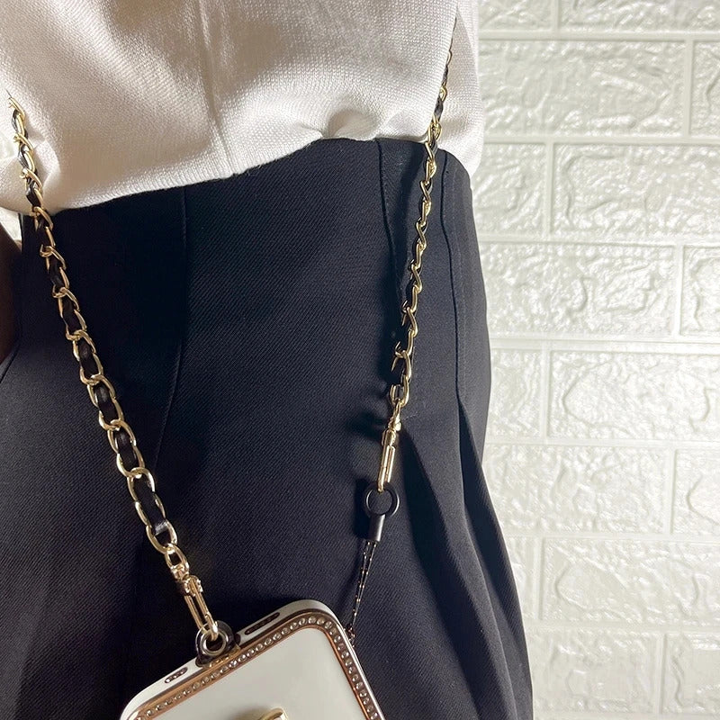 Colgante Strap Cadena Blanco