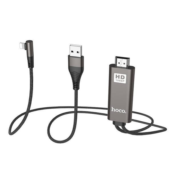 Cable Lightning a HDMI 2 Metros Hoco UA14