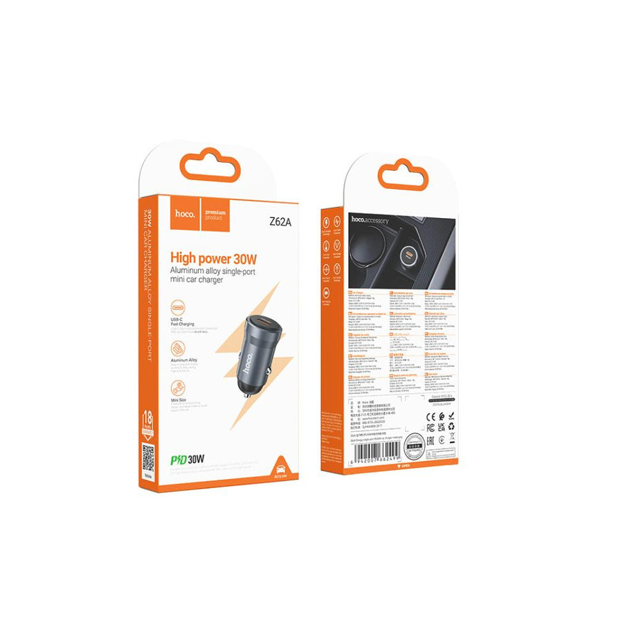 Adaptador para Auto USB-C PD30W Hoco Z62A