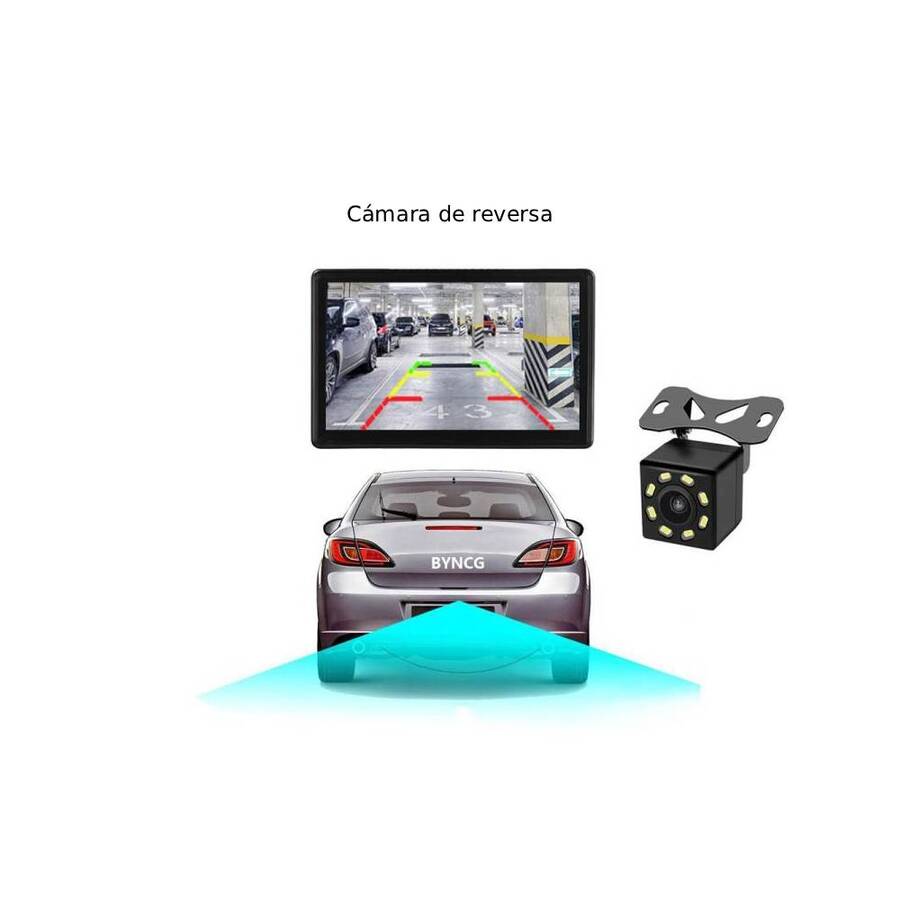 Pantalla de 7" para Auto con CarPlay / Android con Cámara