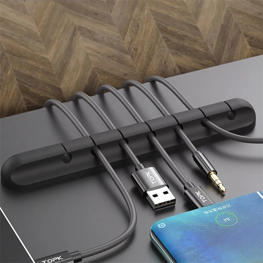 Organizador Cables Negro