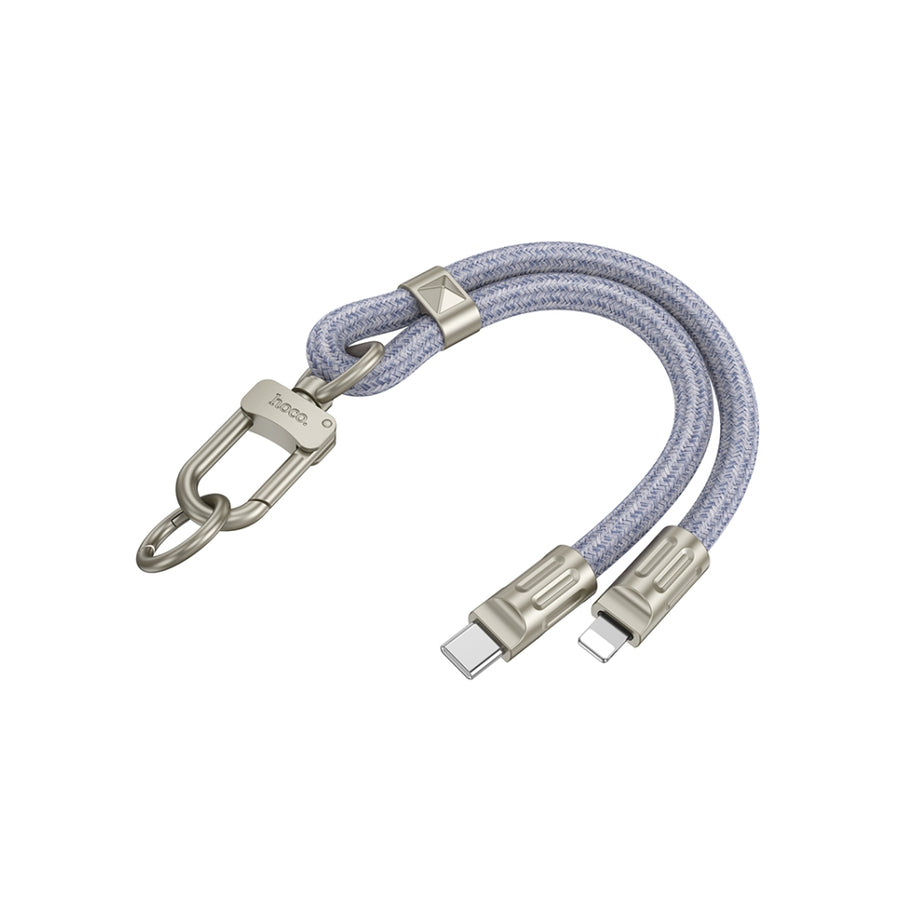 Colgante con Cable USB-C a Lightning Hoco GH5 Azul