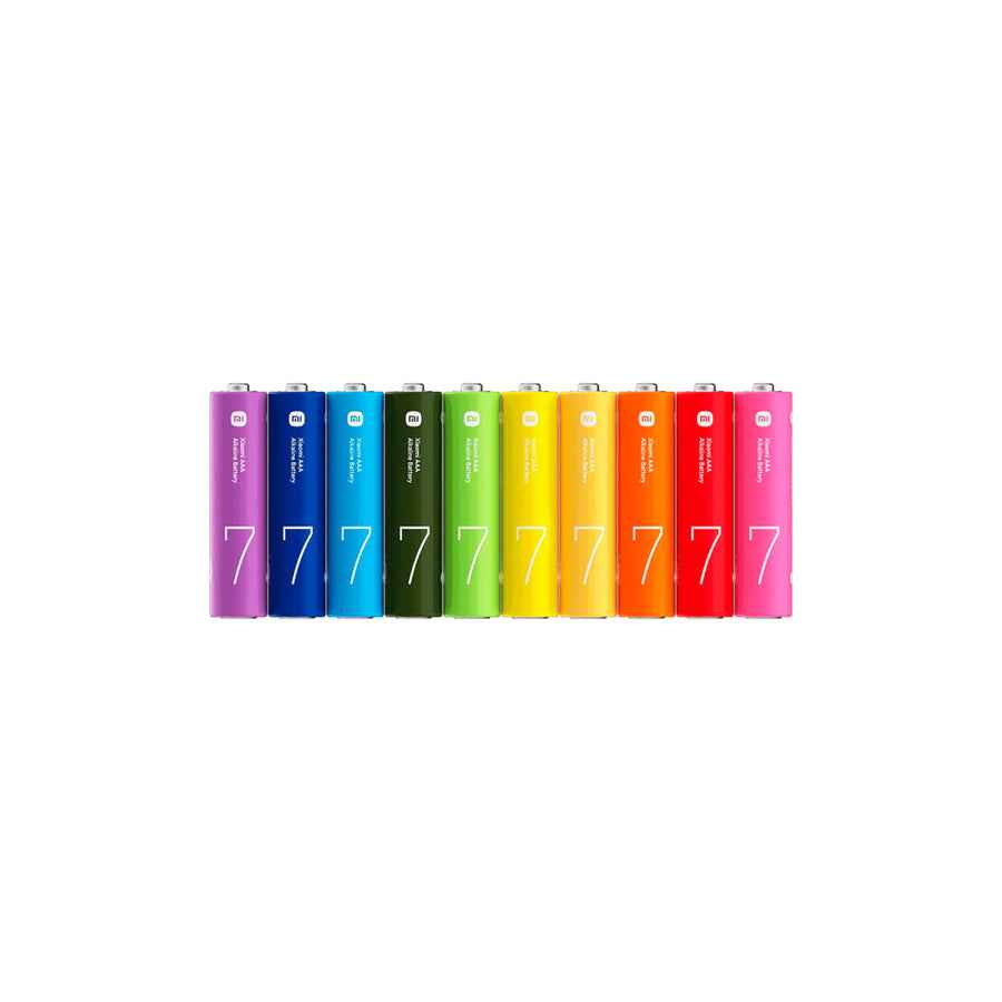 Pilas Alcalinas Rainbow Xiaomi Triple A 1.5V - Pack x 10