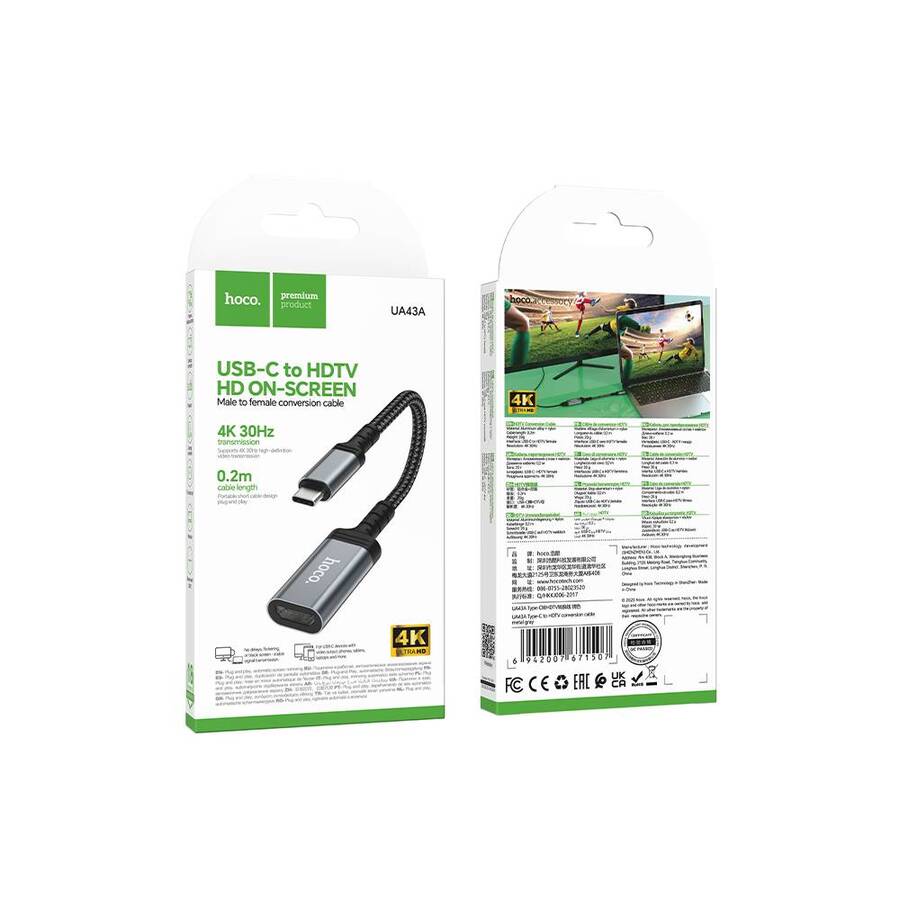 Cable Tipo C a HDMI Hoco UA43A