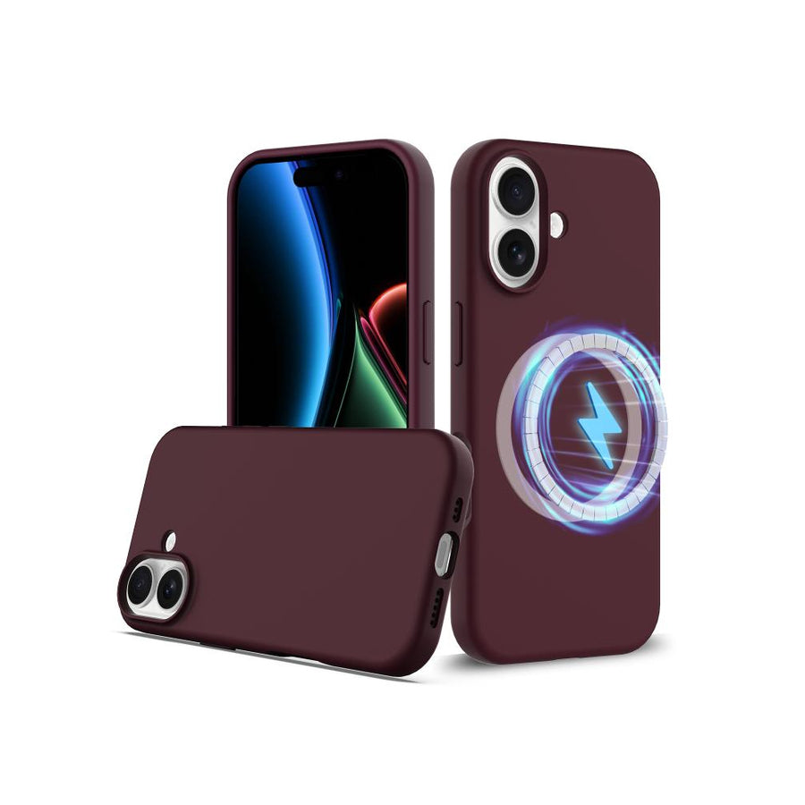 Silicona MagSafe Ciruela iPhone 16 Plus