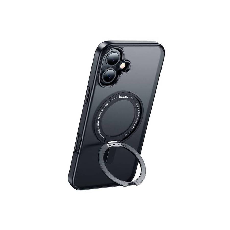 Cover MagSafe Negro con Soporte - iPhone 16 Plus