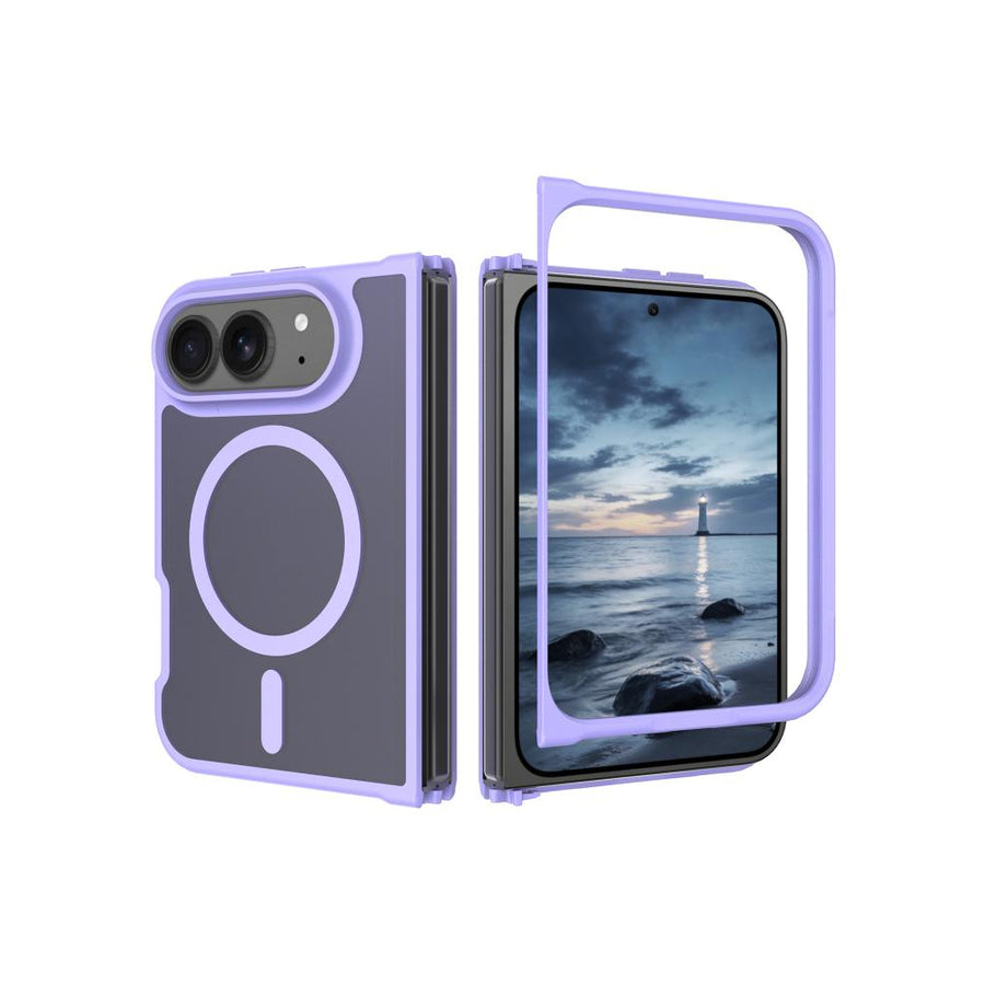 Cover Mate Magnetica Violeta iPhone Duo
