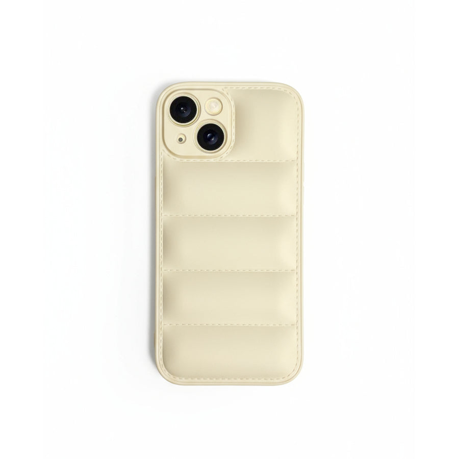 Puffer Case Crema iPhone 15