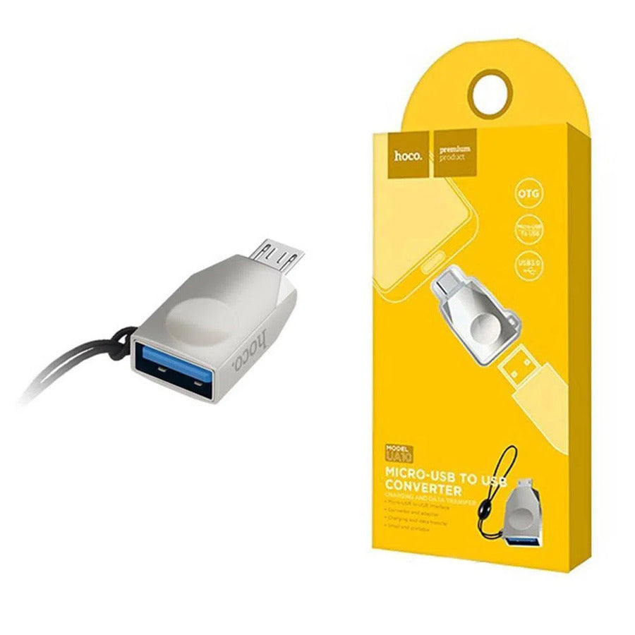 Adaptador OTG Micro USB a USB-A - Hoco UA10