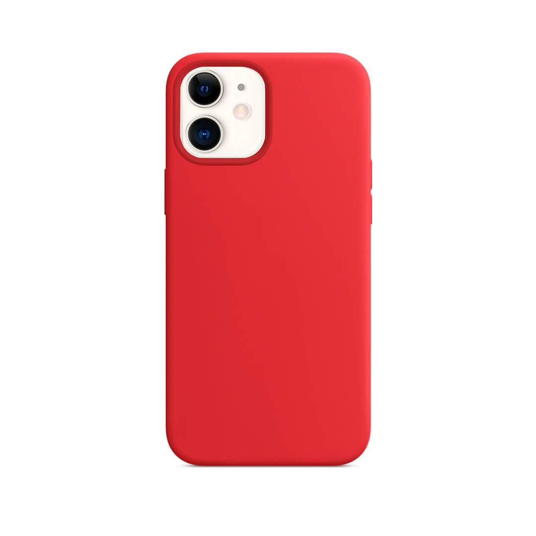 Silicona iCase Rojo - iPhone 12 Mini