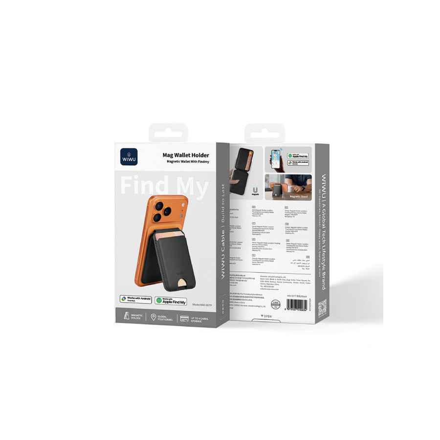 Tarjetero Localizador con Soporte MW-007P Negro