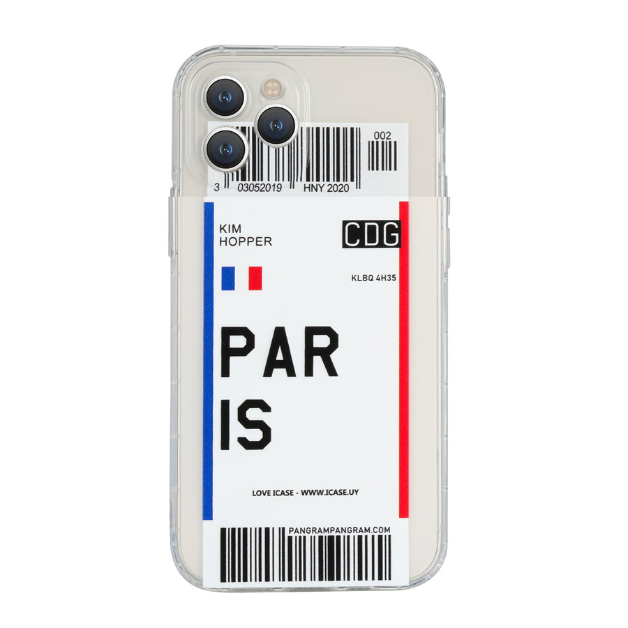 Paris Boarding Pass - iPhone 13 PRO