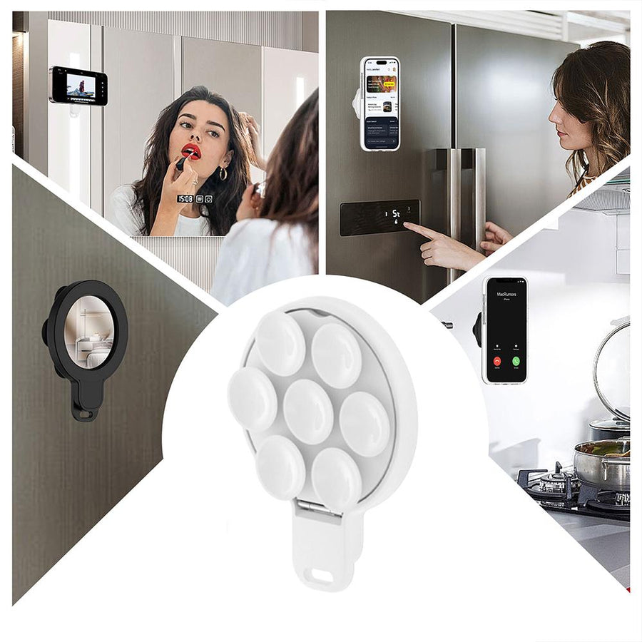 Ventosa MagSafe con soporte y espejo - Blanco