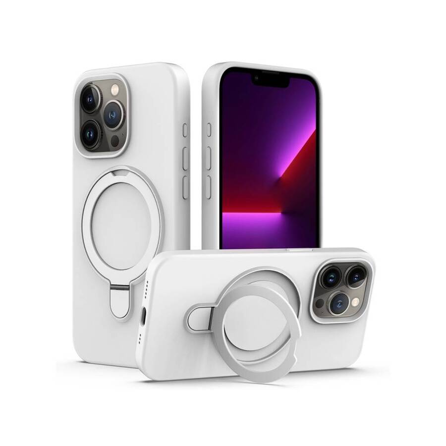 Silicona MagSafe Blanco con Anillo iPhone 16 PRO MAX