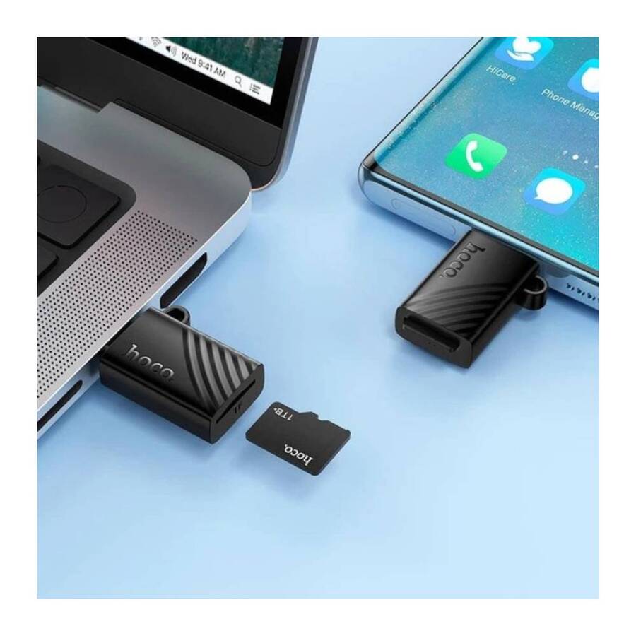 Lector de Tarjetas MicroSD Tipo C Hoco HB53