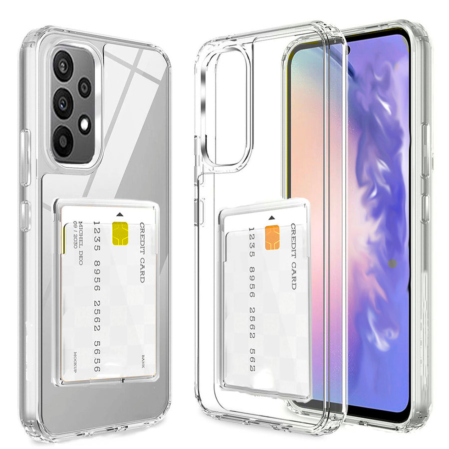Carcasa Transparente con Porta Tarjetas - Samsung A23