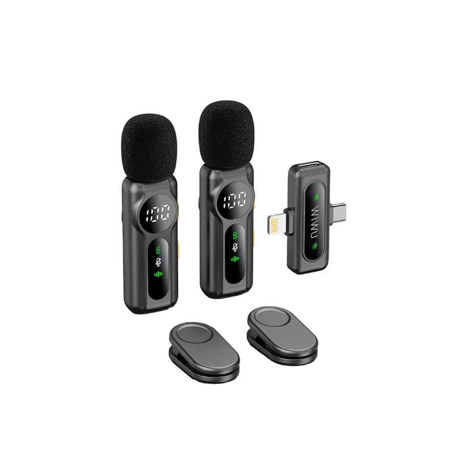 Micrófono Magnético ANC Lightning y USB-C WiWU Wi-WM007