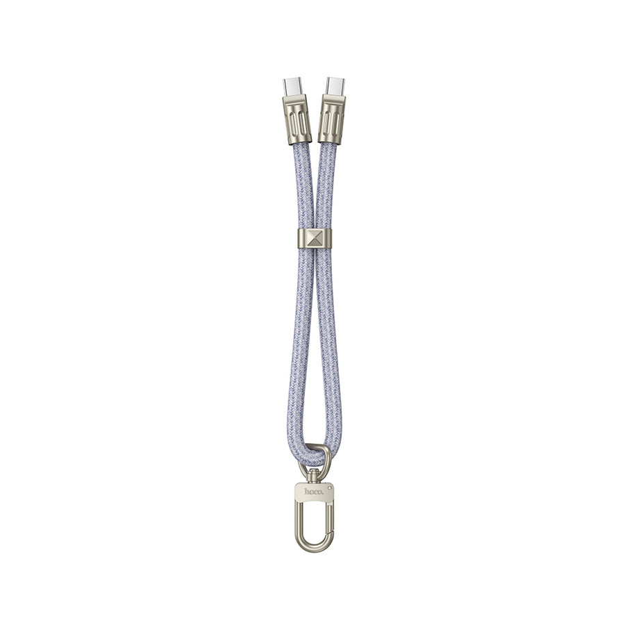 Colgante con Cable USB-C a USB-C Hoco GH5 Azul