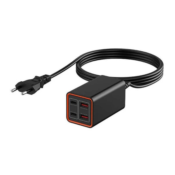 Cargador de Pared HUB 4 puertos 65W Recci RC37E