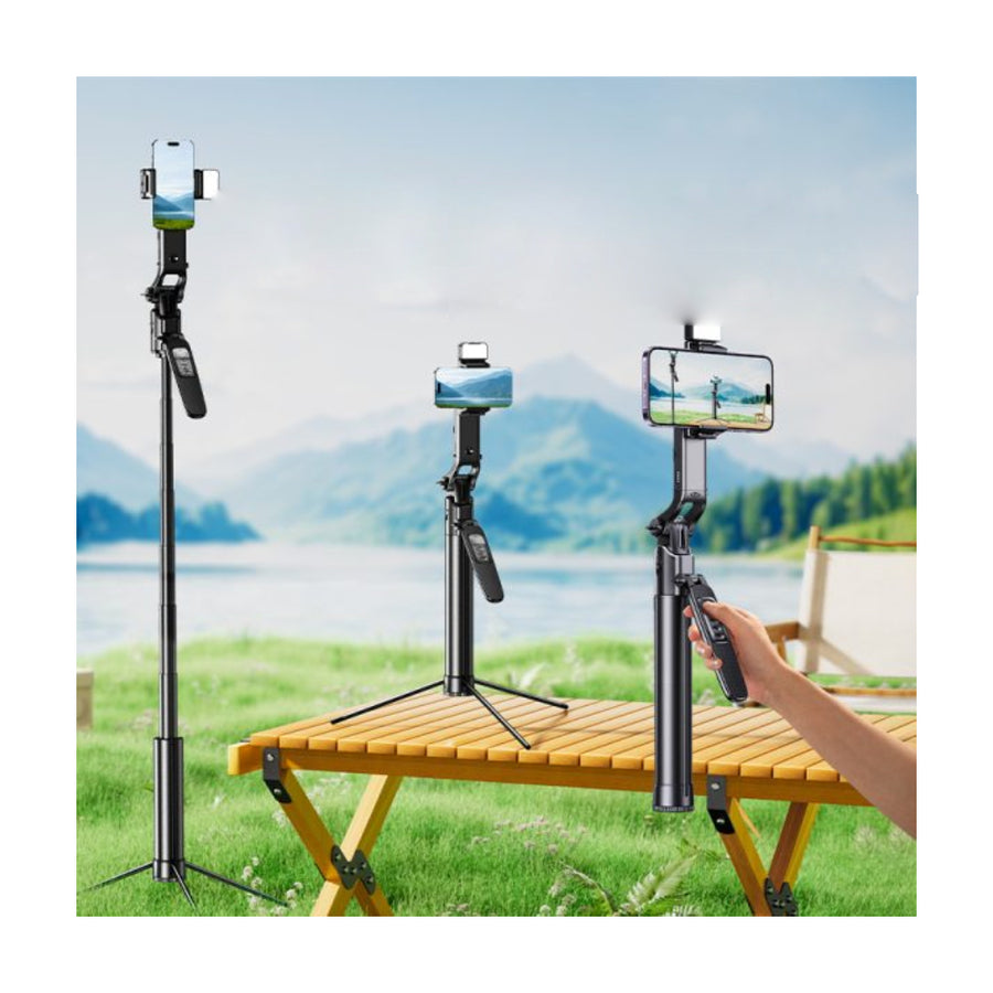 Tripode Selfie con seguimiento y Flash 360º Rtako