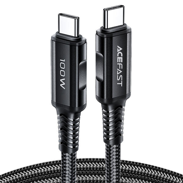 Cable Acordonado USB-C a USB-C 100W Acefast C4-03