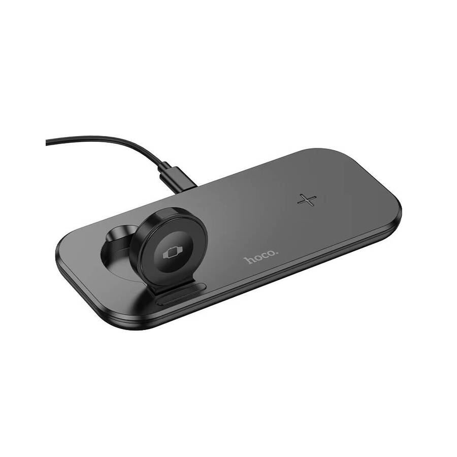 Cargador Inalámbrico de Escritorio 3 en 1 Hoco CW65 Negro