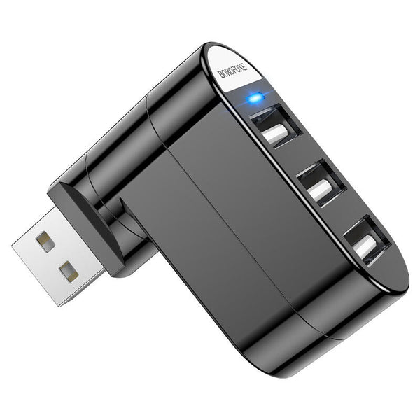 Adaptador USB-A a 3 USB-A Borofone DH3
