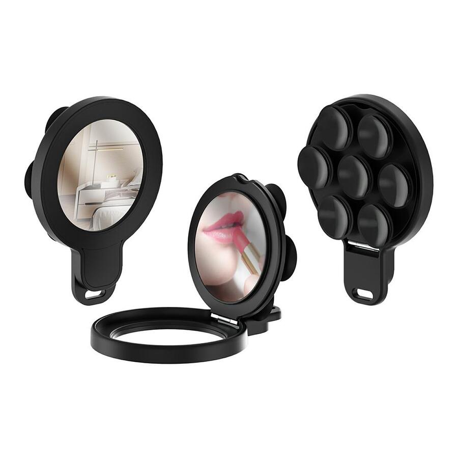 Ventosa MagSafe con soporte y espejo - Negro