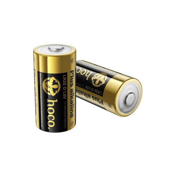 Pilas Alcalinas "D" LR20 Hoco JA5 - Pack x 2