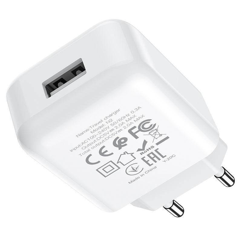 Adaptador Pared 1 USB Hoco N2