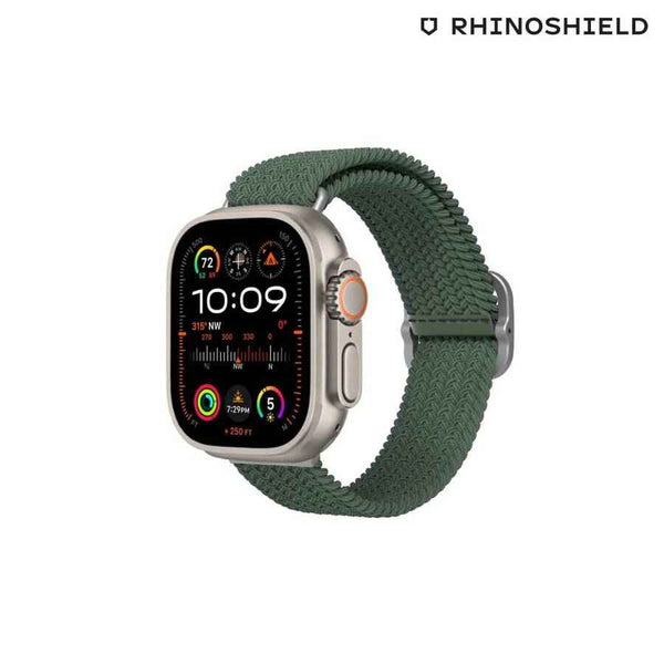 Malla Tela Rhinoshield Apple Watch 42/44/45/49 mm Verde