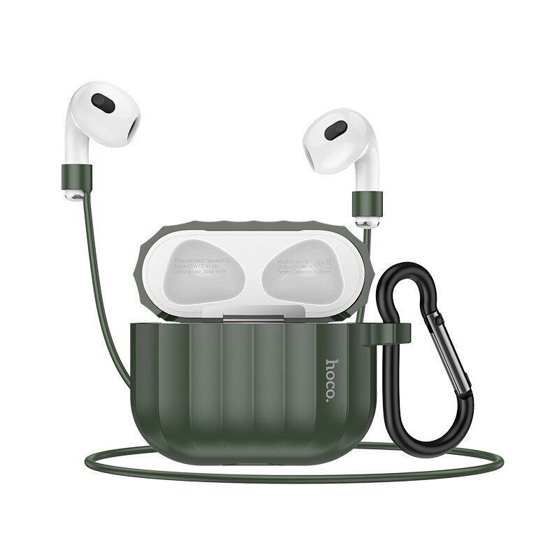 Estuche Airpods 3ra Gen con cuerda Hoco WB22 - Verde